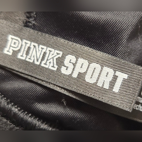 Pink Sport Victoria's Secret Black Velvet and Sheer Trim Push Up Bra - Picture 11 of 13